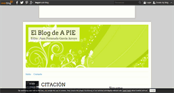 Desktop Screenshot of apie.over-blog.es