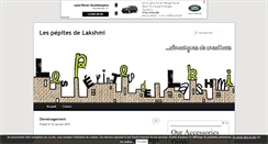 Desktop Screenshot of lespepitesdelakshmi.over-blog.com