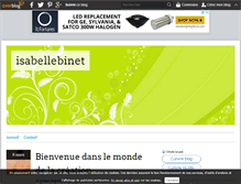 Tablet Screenshot of isabellebinet.over-blog.com