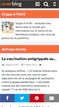 Mobile Screenshot of grippe-a-h1n1.over-blog.com
