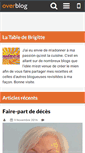 Mobile Screenshot of latabledebrigitte.over-blog.com