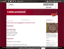 Tablet Screenshot of cuisinegourmande.over-blog.com