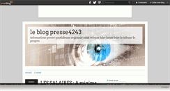 Desktop Screenshot of presse4243.over-blog.com