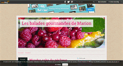 Desktop Screenshot of lesbaladesgourmandesdemarion.over-blog.com