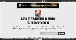 Desktop Screenshot of les.femmes.dans.lhistoire.over-blog.com