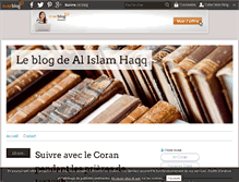 Tablet Screenshot of islam-haqq.over-blog.com