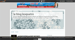 Desktop Screenshot of lesquatro.over-blog.com
