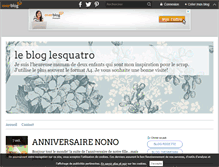 Tablet Screenshot of lesquatro.over-blog.com