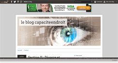 Desktop Screenshot of capaciteendroit.over-blog.com