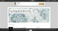 Desktop Screenshot of la-fee-verte.over-blog.fr