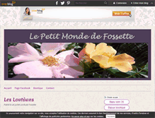 Tablet Screenshot of lepetitmondedefossette.over-blog.com