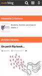 Mobile Screenshot of myosotiscreations.over-blog.com
