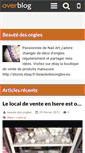 Mobile Screenshot of beautedesongles.over-blog.fr