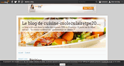 Desktop Screenshot of cuisine-moleculairetpe2011.over-blog.com