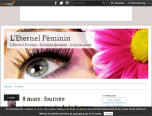 Tablet Screenshot of leternelfeminin.over-blog.com