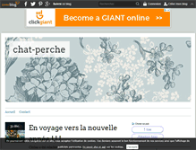 Tablet Screenshot of chat-perche.over-blog.fr