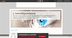 Desktop Screenshot of linterdependance.over-blog.com