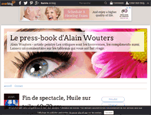Tablet Screenshot of alainwouters.over-blog.fr
