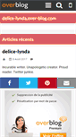 Mobile Screenshot of delice-lynda.over-blog.com