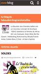 Mobile Screenshot of leboudoirdesgrandestailles.over-blog.com