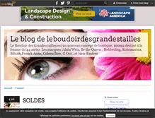 Tablet Screenshot of leboudoirdesgrandestailles.over-blog.com