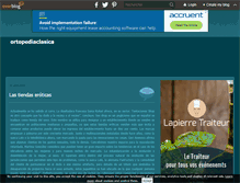 Tablet Screenshot of ortopediaclasica.over-blog.es