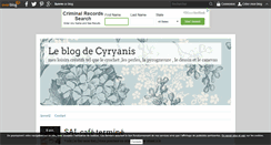 Desktop Screenshot of cyryanis.over-blog.fr
