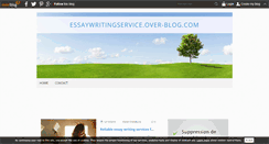Desktop Screenshot of essaywritingservice.over-blog.com
