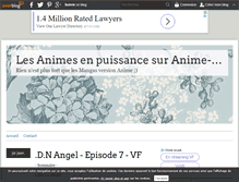 Tablet Screenshot of anime-power.over-blog.com