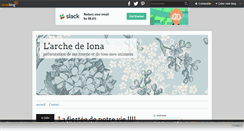 Desktop Screenshot of l-arche-de-iona.over-blog.fr