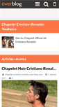 Mobile Screenshot of chapelet-cristiano-ronaldo.over-blog.com
