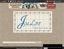 Tablet Screenshot of juliepointdecroix.over-blog.com