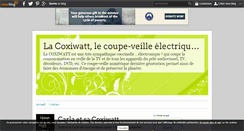 Desktop Screenshot of coxiwatt.over-blog.com