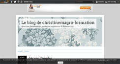 Desktop Screenshot of christinemagro-formation.over-blog.com