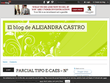 Tablet Screenshot of m.alejandra-castro.over-blog.com