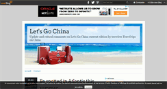 Desktop Screenshot of letsgochina.over-blog.com