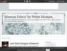 Tablet Screenshot of mamanfabric.over-blog.com