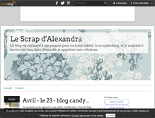Tablet Screenshot of le-scrap-blog-d-alex.over-blog.com
