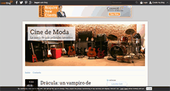 Desktop Screenshot of cinedemoda.over-blog.es