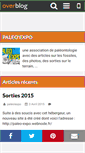 Mobile Screenshot of paleoexpo.over-blog.com