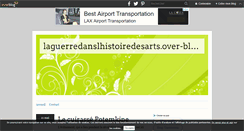 Desktop Screenshot of laguerredanslhistoiredesarts.over-blog.com