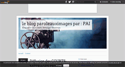 Desktop Screenshot of paroleauximages.over-blog.com
