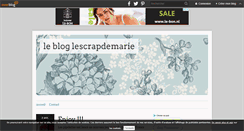 Desktop Screenshot of lescrapdemarie.over-blog.com