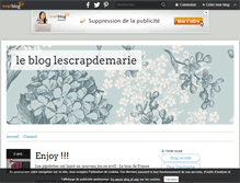 Tablet Screenshot of lescrapdemarie.over-blog.com