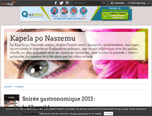Tablet Screenshot of kapela.po.naszemu.over-blog.fr