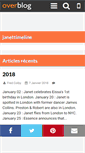 Mobile Screenshot of janettimeline.over-blog.com