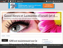 Tablet Screenshot of goodnewsisrael.over-blog.com