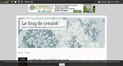 Desktop Screenshot of crealab.over-blog.fr