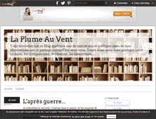 Tablet Screenshot of la-plume-au-vent.over-blog.com