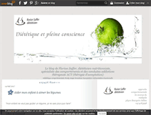 Tablet Screenshot of dietetique.over-blog.com